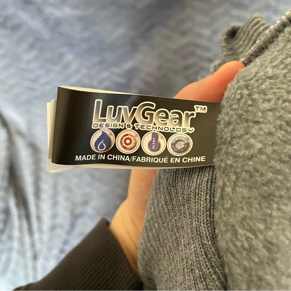 Cute Light Grey with Hot Pink Zippers Winter Dog Coat with Cold Alert Technology - Picture 6 of 12